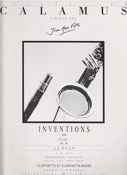 Imd Arpeges Bach - Inventions Vol.2 Pour Clarinette et Clarinette Basse