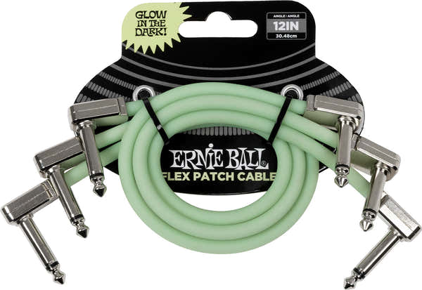 Ernie Ball Flex 30cm - 3 Pack Phosphorescent