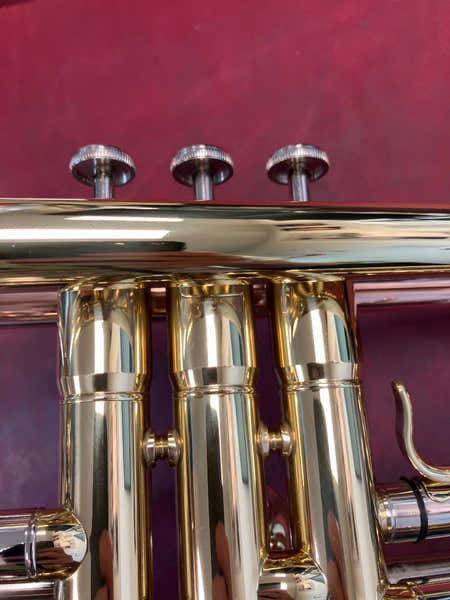SML Paris TP300 BB TRUMPET BRASS LACQUERED - ROSE BRASS LEADPIPE - B Stock