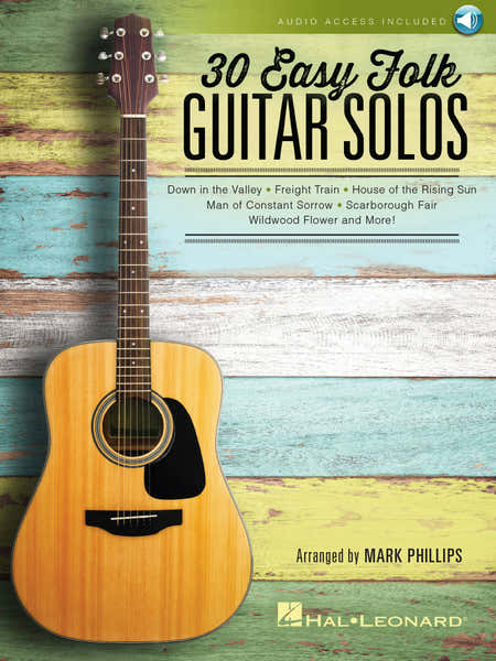 Hal Leonard 30 Easy Folk Guitar Solos
