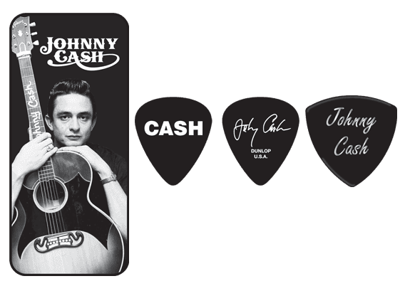 Dunlop 6 x Johnny Cash Memphis Medium Tin
