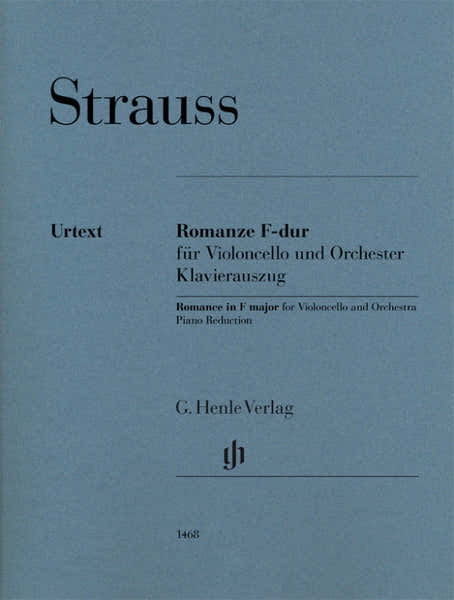 Henle Verlag Strauss Richard - Romance Fa Majeur - Violoncelle & Piano