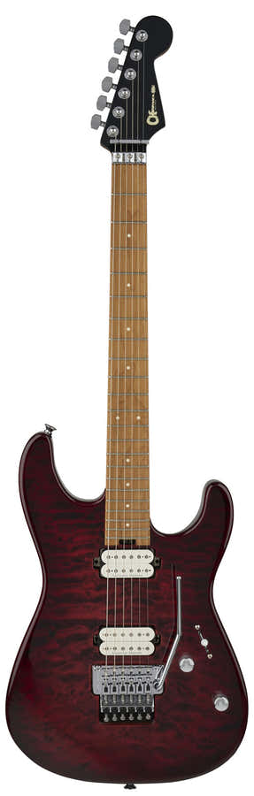 Pro-Mod Plus San Dimas Style 1 HH FR CM Carmalized MN Sangria Burst