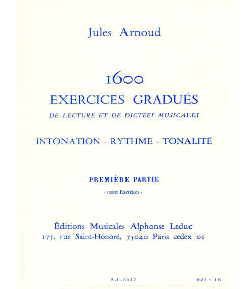 Leduc Arnoud J. - 1600 Exercices Gradues et Dictees Vol.1