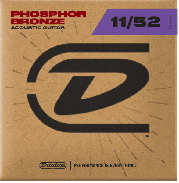 Dunlop ACOUSTIC FOLK S PHOSPHORE BRONZE LIGHT 11 52