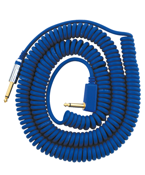 Vox VCC90 COILED JACK CABLE 9M BLUE