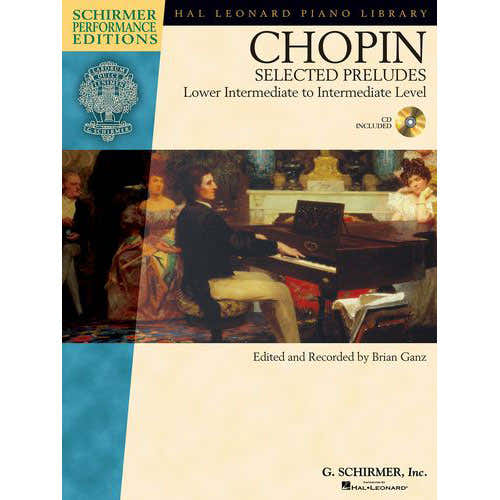 Hal Leonard CHOPIN - SELECTED PRELUDES LOWER + MP3