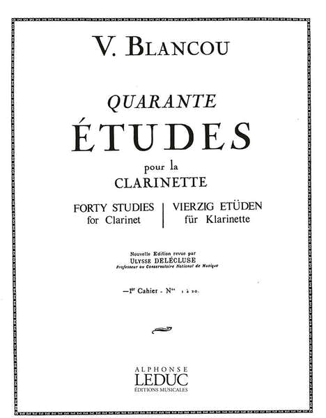Leduc Etudes (40) Vol. 1