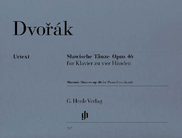 Henle Verlag Dvorak A. - Slavonic Dances Op. 46 Piano FOUR-hands