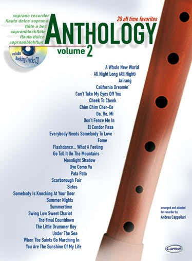 Carisch Cappellari Andrea - Hology Vol.2 + Cd 28 All Time Favorites - Flute A Bec Soprano
