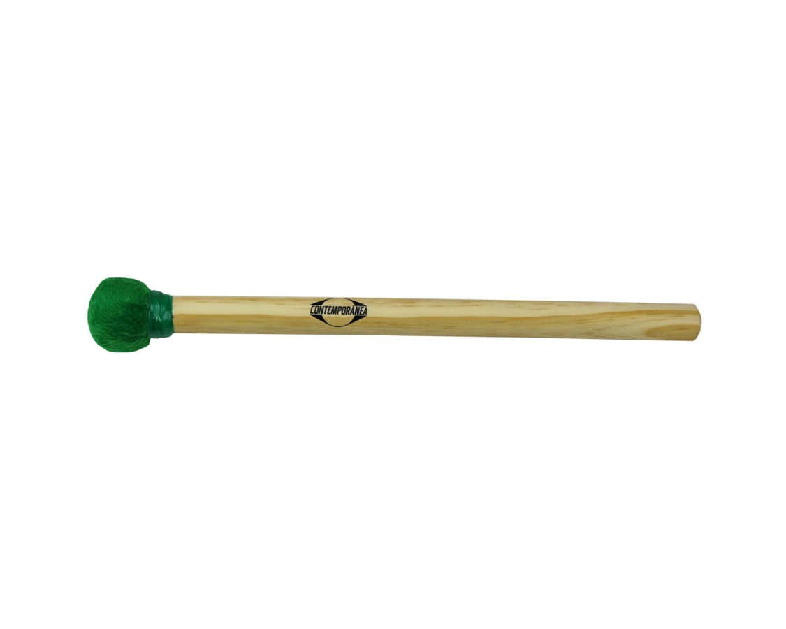 C-BS08G Surdo Mallet Green Wood Small Head 35Cm