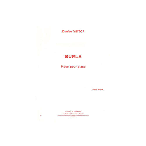 Combre Viktor - Burla - Piano