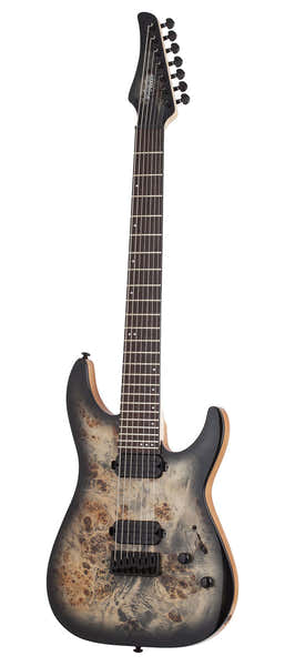 Schecter C-7 Pro Charcoal Burst
