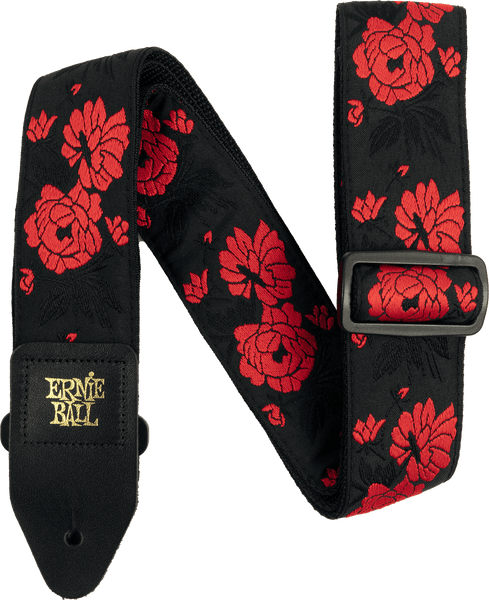 Ernie Ball STRAP JACQUARD TANGO ROSE