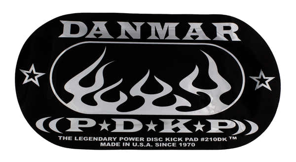 Danmar 210DKF - BD POWER DISK KICK PAD DOUBLE - FLAME