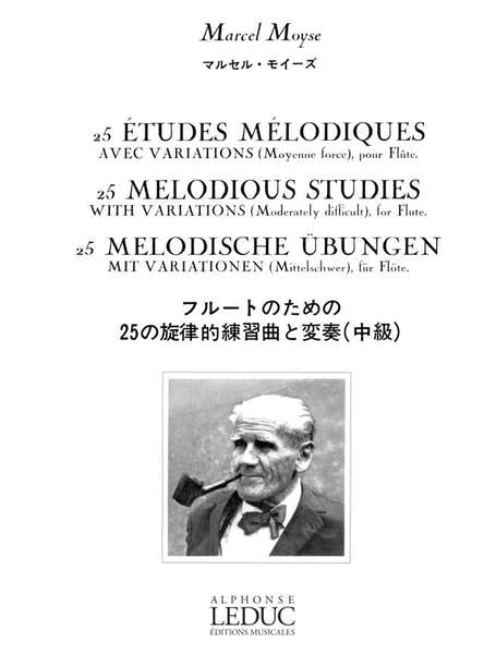 Leduc Moyse Marcel - 25 Etudes Melodiques Avec Variations