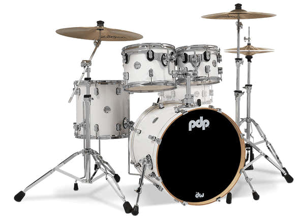 PDP By DW Fusion 20 Concept Maple Pearlescent White