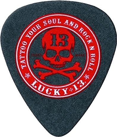 Dunlop 36 x 0,60mm Lucky 13 Series II Black #12 Rock N Roll