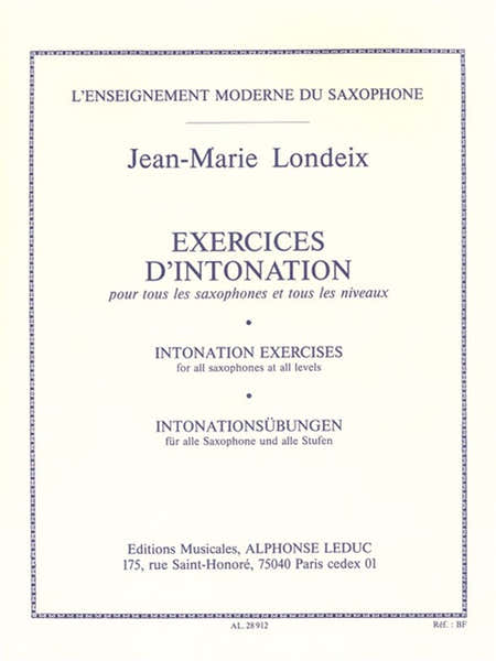 Leduc Exercices D'Intonation