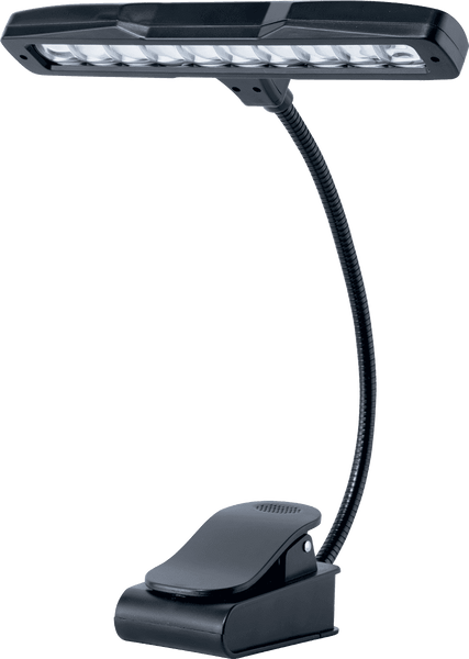 Quiklok MS19LED 10 LED MUSIC STAND LAMP WITH BLACK CLAMP