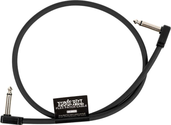 Ernie Ball PATCH CABLE FLEX 60CM - BLACK