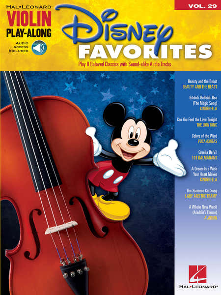 Hal Leonard Violin Play Along Volume 29 Disney Favorites + Audio En Ligne - Violin