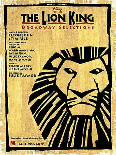 Hal Leonard The Lion King Broadway Selections - PVG