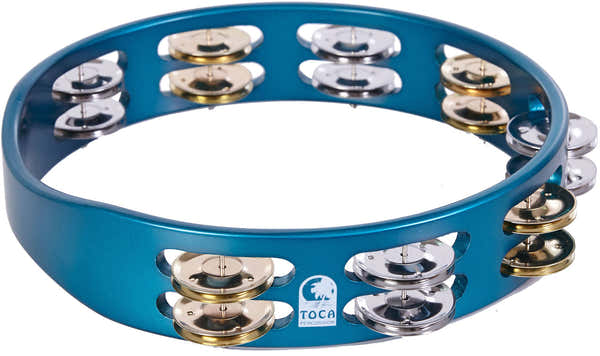 Toca Tambourine Colorsound Matte Ocean Blue Tct10-Ob