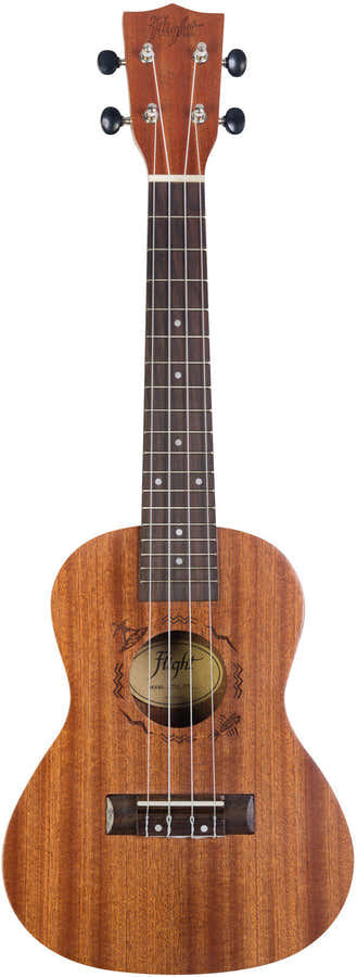 Flight: NUC310 Concert Ukulele - Sapele (With Bag) -