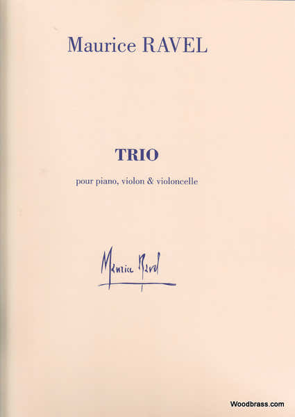 Ravel M. - Trio - Violon Violoncelle et Piano