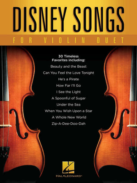Hal Leonard Disney Songs for Violin Duet