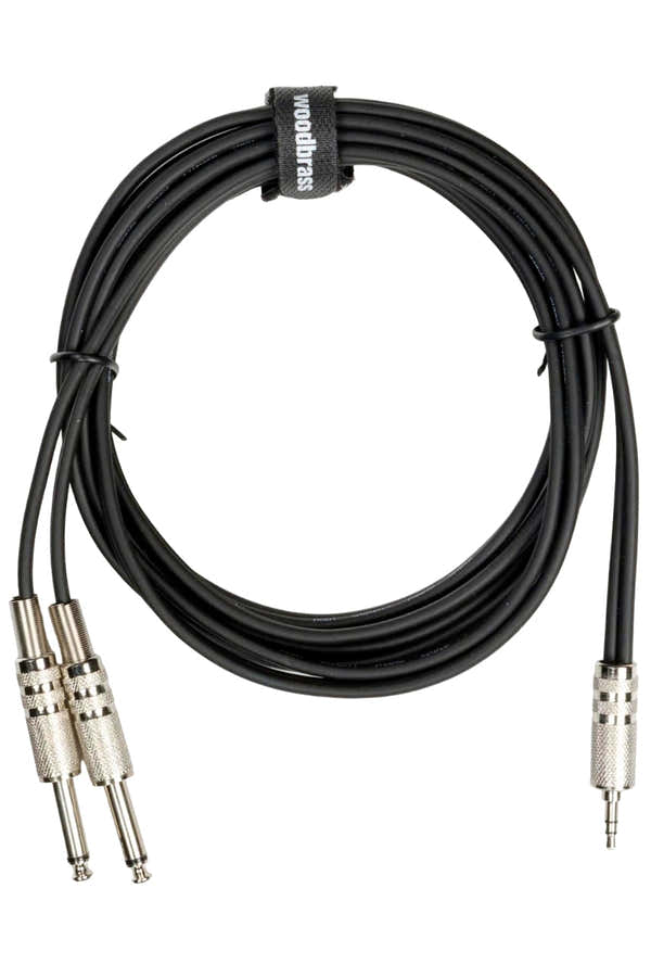 AC26 - Mini Jack Stereo / 2 Jack Male - 3M