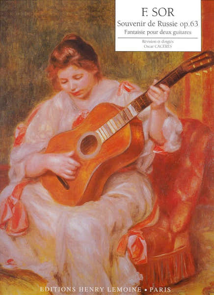 Lemoine Sor/caceres - Souvenir De Russie Op.63 - 2 Guitares