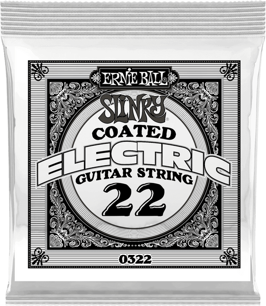 Ernie Ball .022 SLINKY COATED NICKEL WOUND ELECTRIC GUITAR STRINGS