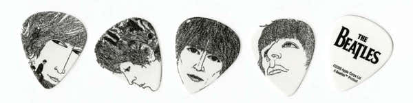 D'ADDARIO Beatles Guitar Picks Revolver 10 Pack Heavy
