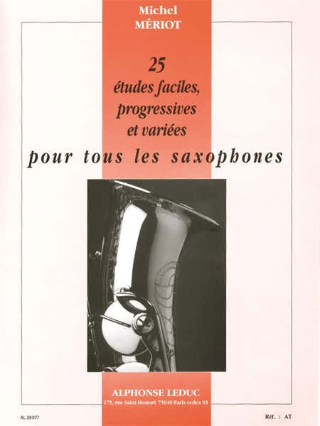Leduc 25 Etudes faciles progressives et variées