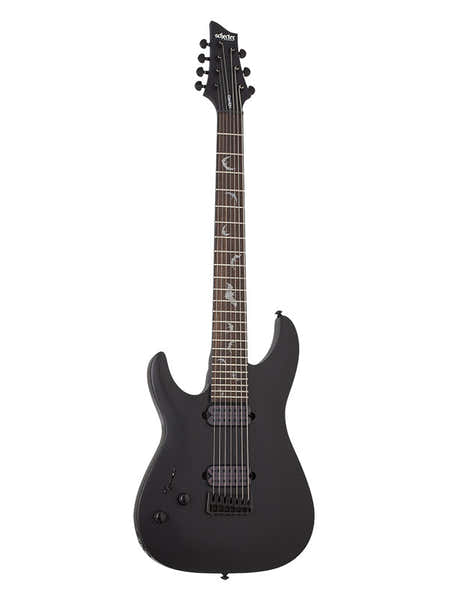 Schecter Damien 7 Lh Satin Black