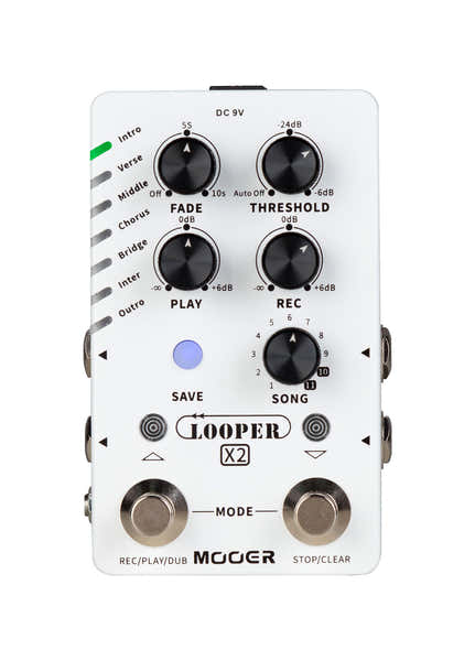 Mooer Stereo Looper X2 White