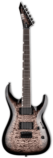 Ltd MH-400 HT QM See Thru Black Sunburst