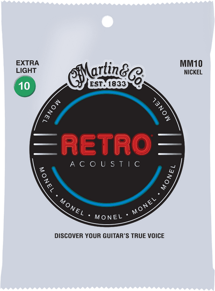C.F. Martin & Co MM10X RETRO MONEL SET RETRO MONEL EXTRA-LIGHT SET