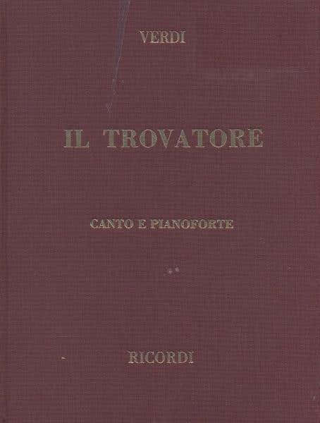 Ricordi VERDI G. - TROVATORE - CHANT ET PIANO