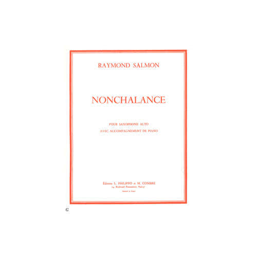 Combre Salmon - Nonchalance - Saxophone et Piano