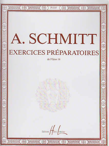 Lemoine Schmitt - Exercices Preparatoires Op.16 - Piano