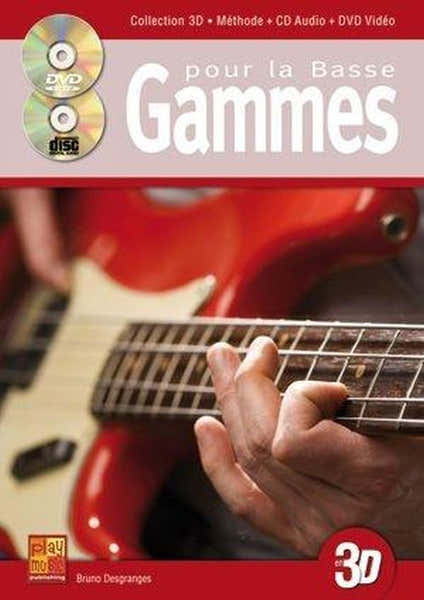 Play Music Publishing Desgranges Bruno - Gammes Pour La Basse En 3D CD + DVD