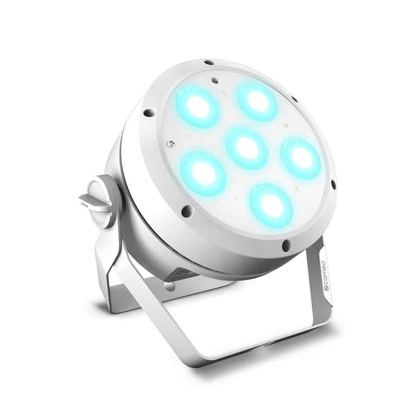 Cameo ROOT PAR 6 WH - PAR PROJECTOR RGBAW + UV 6 X 12 W