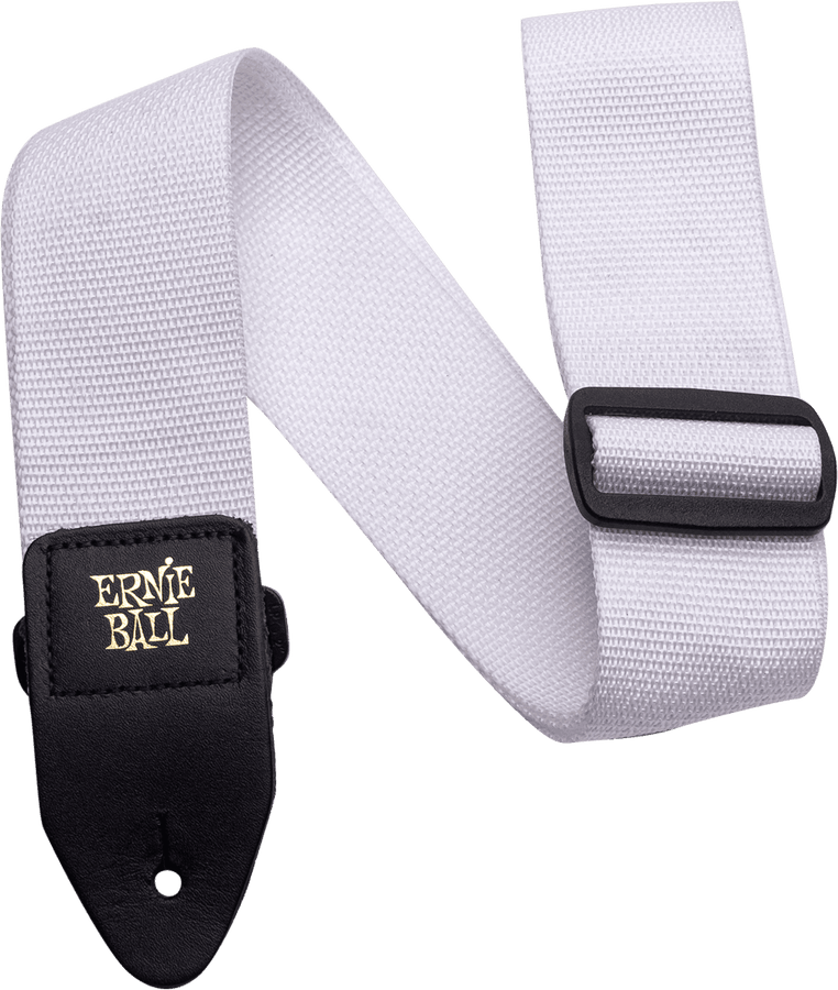 WHITE GUITAR STRAP