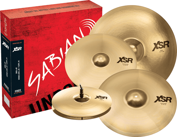 XSR5005GB - XSR Harmonic Pack 14/16/20 + 18" Crash +90-DAY DRUMEO TRIAL