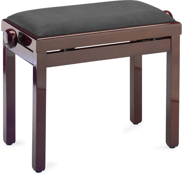Stagg PB39 MHP VBK Keyboard Bench Gloss Mahogany