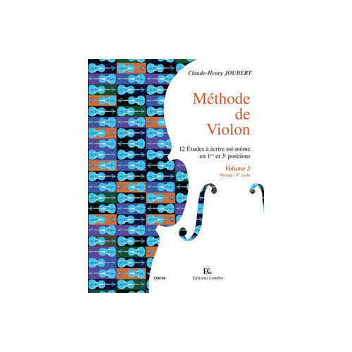 Combre Joubert C.H. - Methode De Violon Vol. 3