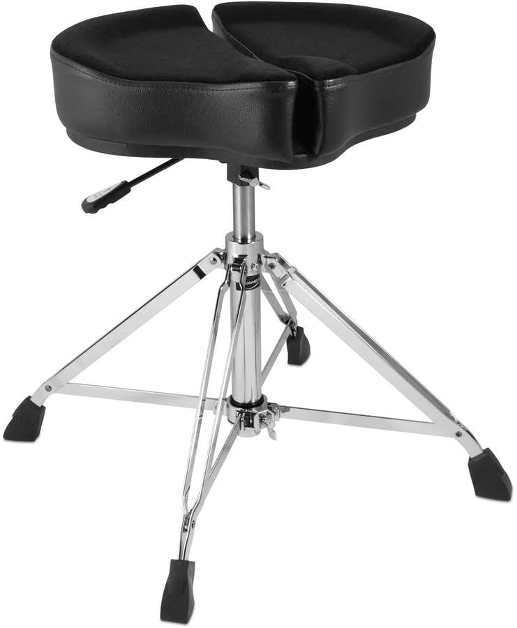 SPG-HBL Spinal-G Saddle Top Hydraulic Throne - Black